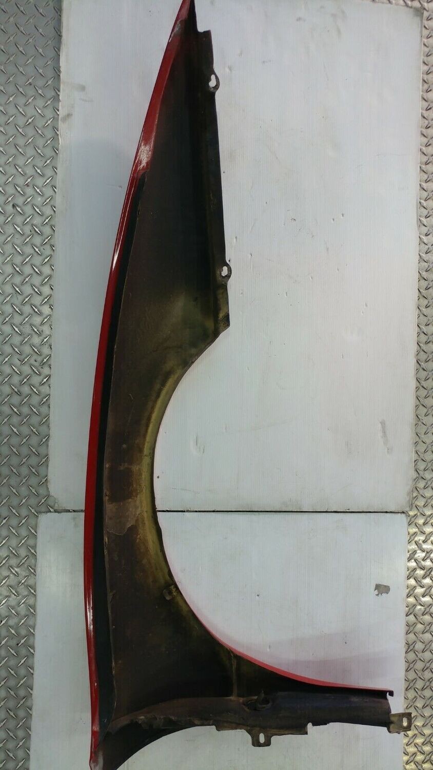 FERRARI 348 PARTS M0089337 LEFT FRONT FENDER WING COMPLETE W SHIELD 63962800