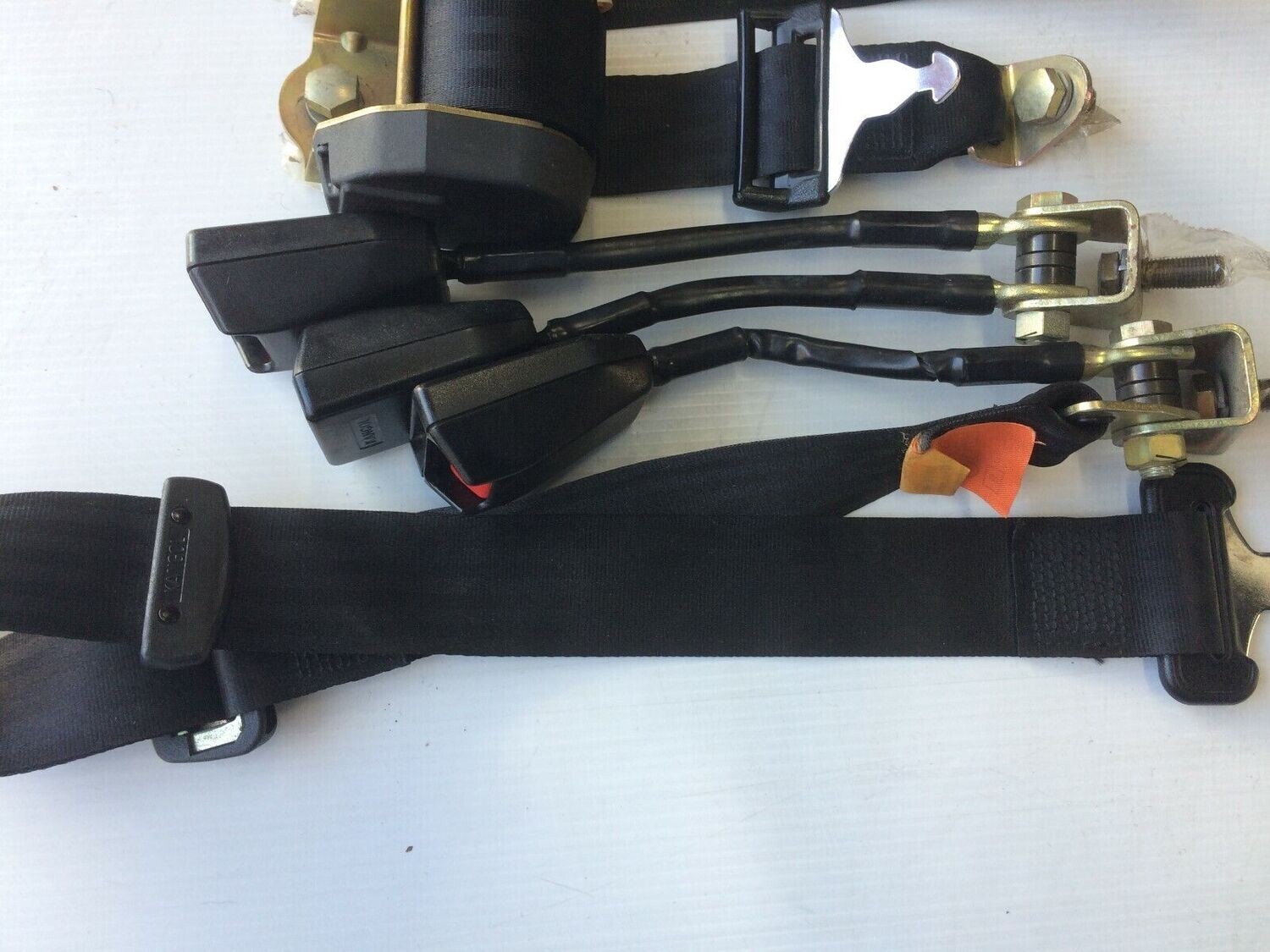 ROLLS ROYCE SILVER BENTLEY MULSANNE REAR seat belt BUNDLE COMPLETE