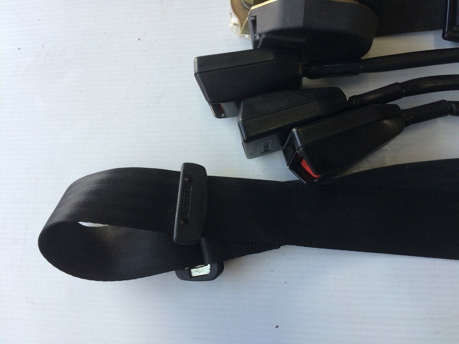 ROLLS ROYCE SILVER BENTLEY MULSANNE REAR seat belt BUNDLE COMPLETE
