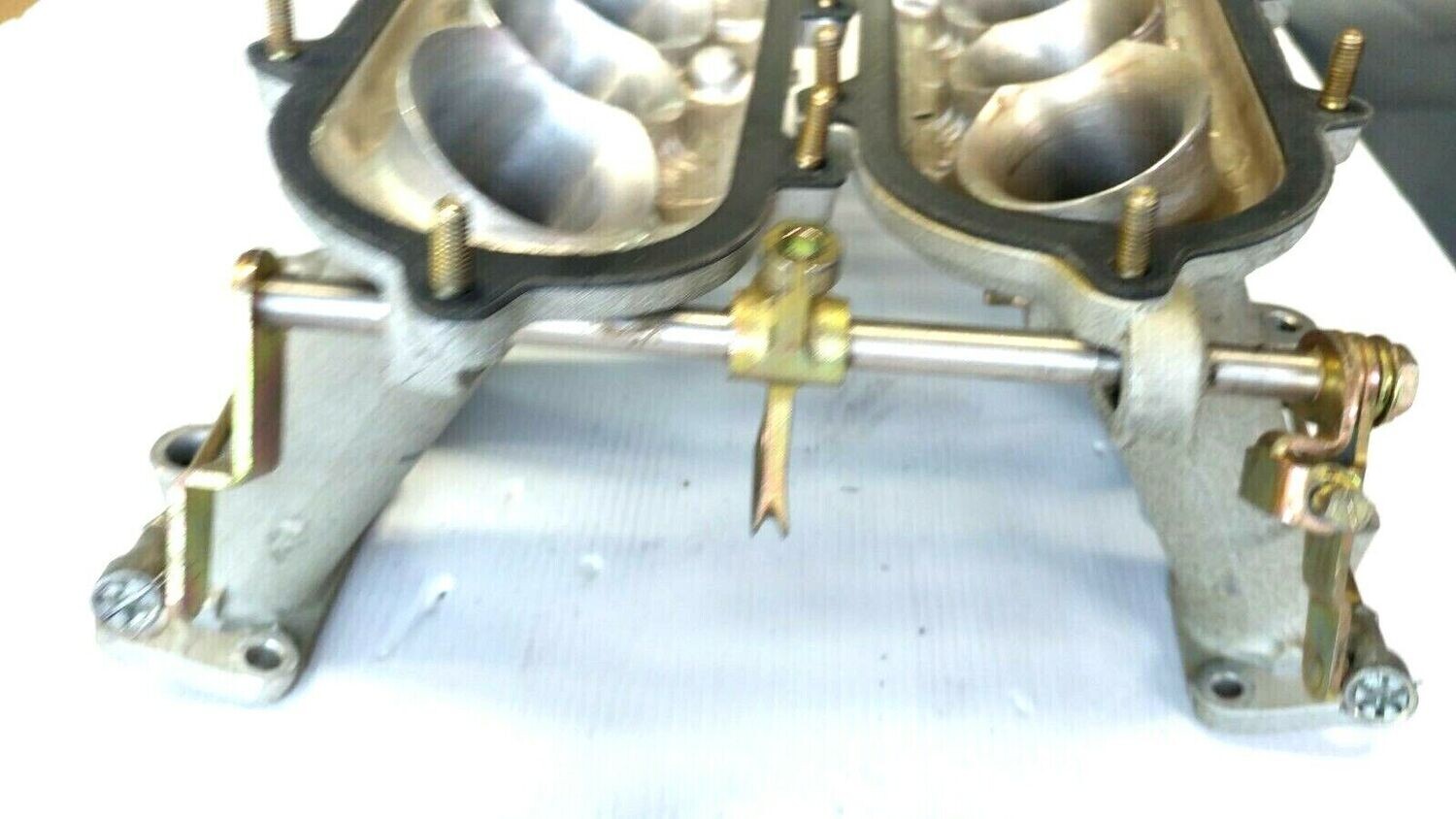 FERRARI 348 PARTS M0089337 intake manifold right and left , linkage and actuator
