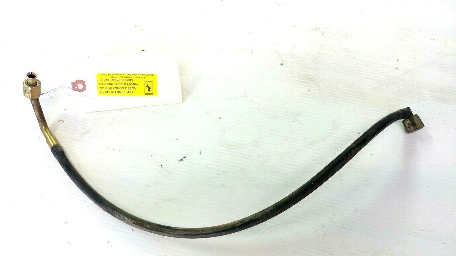 FERRARI 348 PARTS M0089337 FUEL HOSE PIPE FROM PUMP TO FILTER 141724 RIGHT SIDE