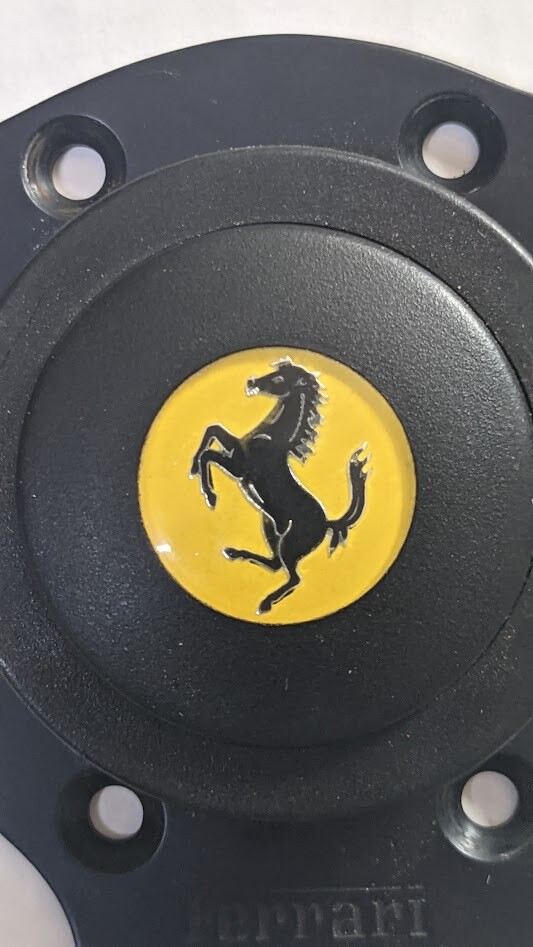 FERRARI 308 PARTS GTS PART black STEERING WITH HORN BUTTON 116603