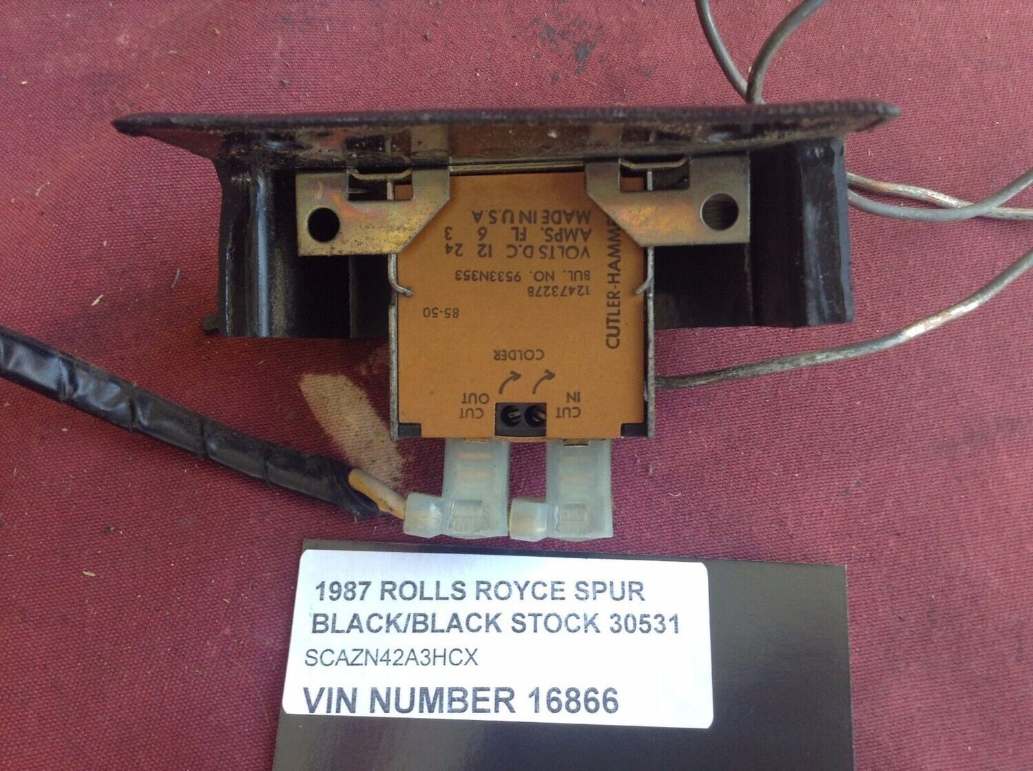 81 - 91 ROLLS ROYCE SILVER SPUR EVAPORATOR TEMPERATURE CONTROL
