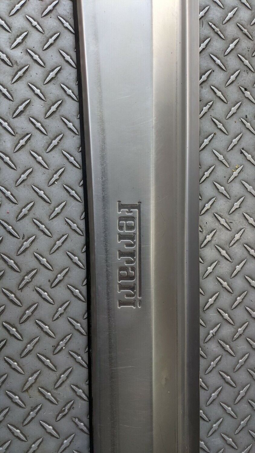 FERRARI 360 SPIDER PARTS LEFT DOOR KICK PLATE SILL RUNNING 68146600