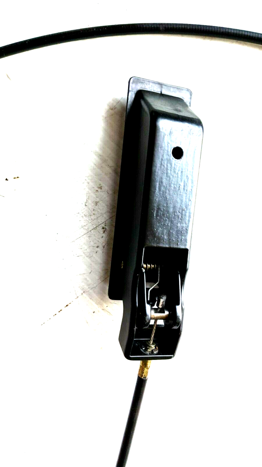 Revised 2000-2004 Ferrari 360 Spider Rear Engine Lid release handle and cable 80176200