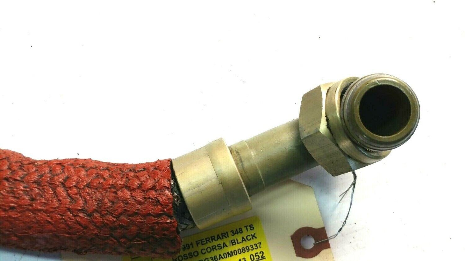 FERRARI 348 PARTS M0089337 OIL PIPE HOSE FROM ENGINE TO COOLER 141820
