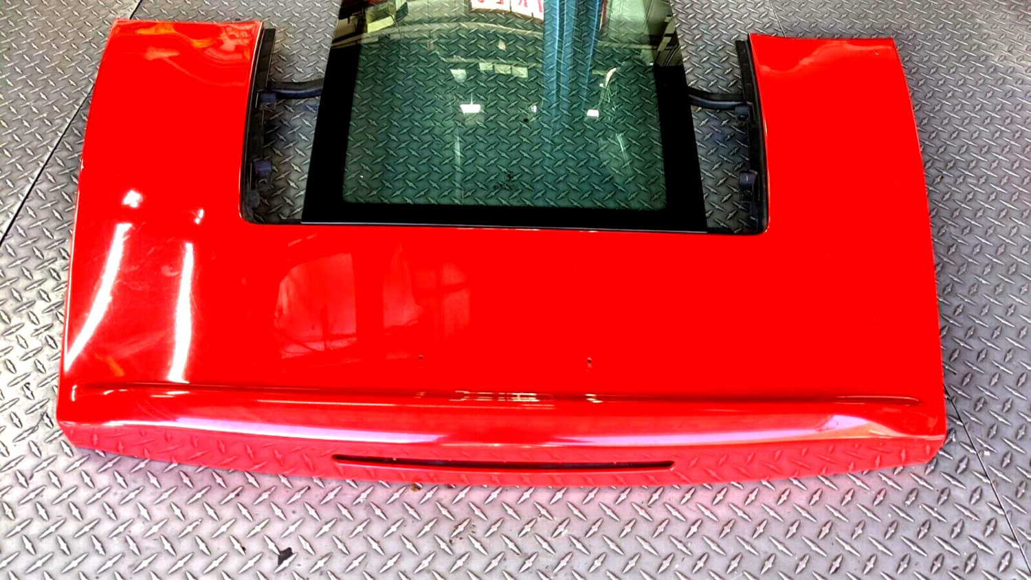Revised 2000-2004 Ferrari 360 Spider Rear Engine Lid WITH GLASS OEM 65784200 65784900