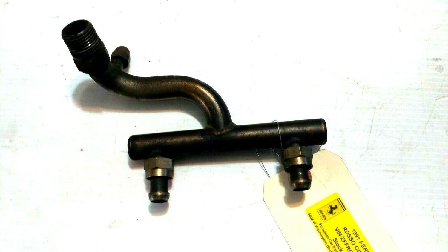 FERRARI 348 PARTS air injection 147179 RH CENTRAL AIR INLET PIPE rear
