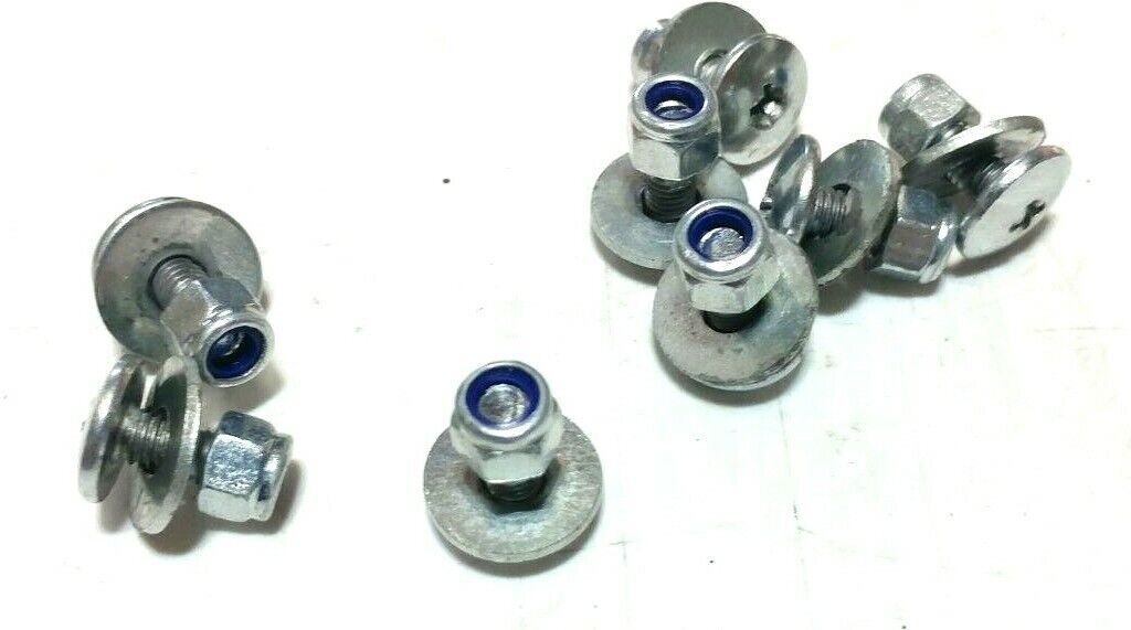 FERRARI 348 PARTS TRUNK COMPARTMENT SIDE COVER SCREW AND NUT