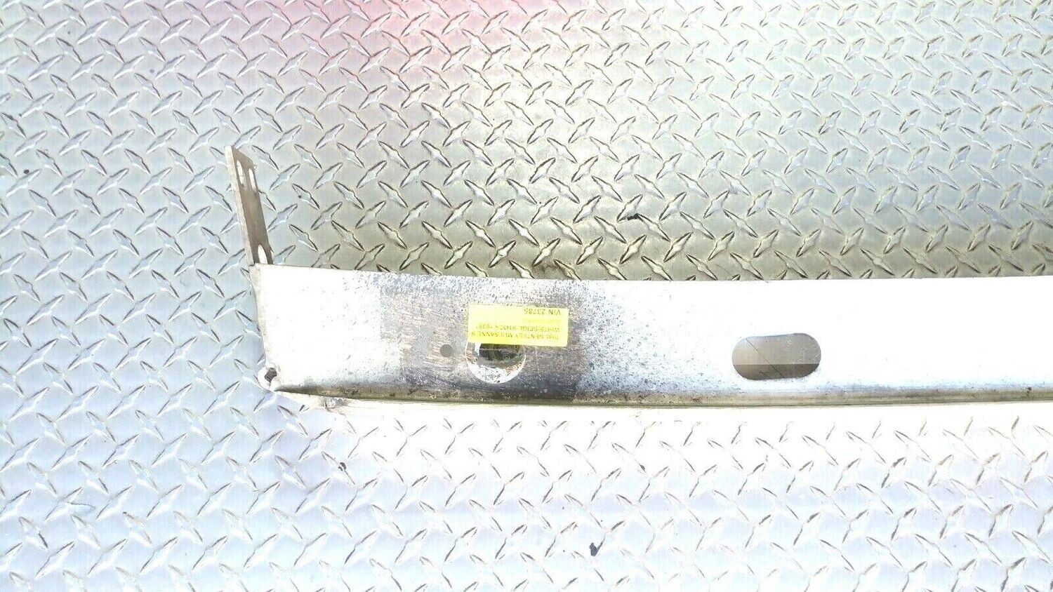 ROLLS ROYCE SILVER SPUR REAR ALUMINUM METAL BUMPER BAR GOOD CONDITION,