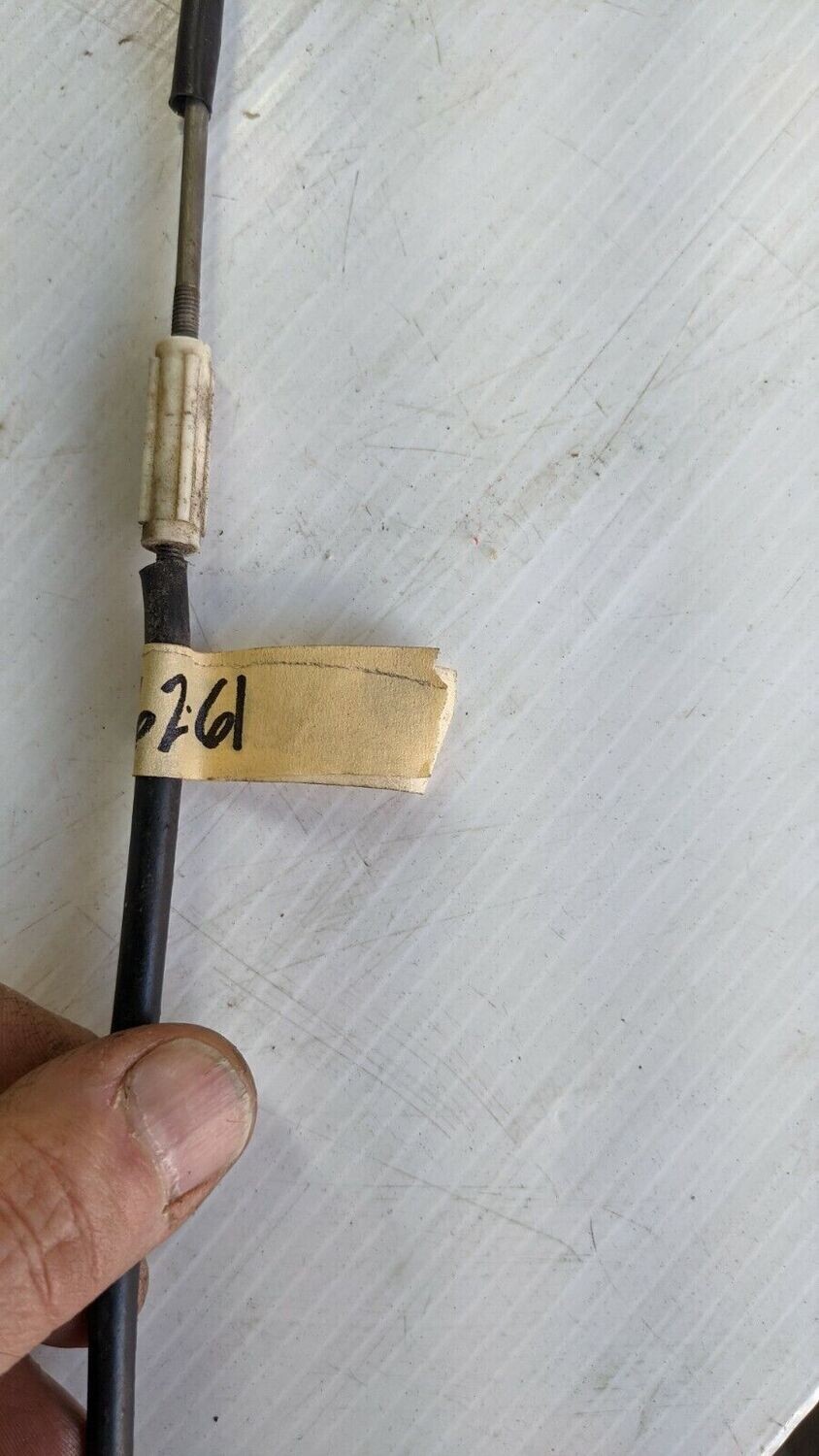 FERRARI 308 GTSi PART LEFT OR RIGHT inner DOOR handle PUSH ROD 40132706