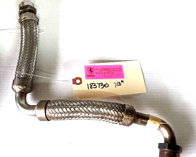 FERRARI 360 PARTS SECONDARY AIR INJECTION HOSE FROM VALVE TO MANIFOLD 183730