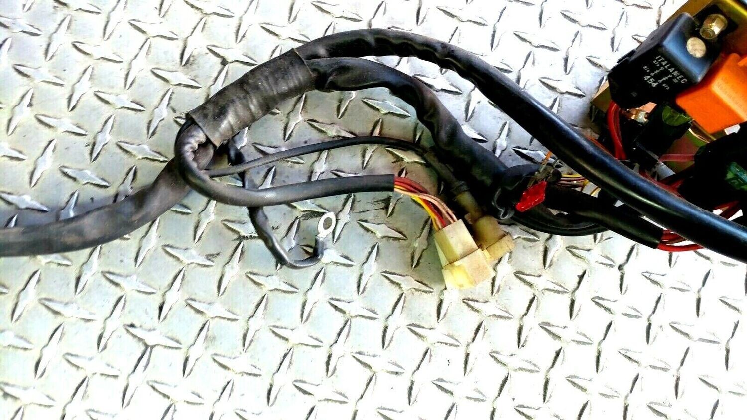 FERRARI 348 PARTS ABS BRAKE ELECTRICAL HARNESS WITH RELAYS 134436
