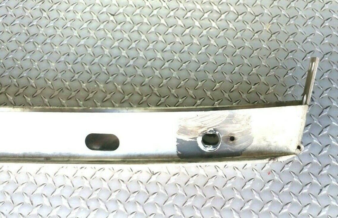 ROLLS ROYCE SILVER SPUR REAR ALUMINUM METAL BUMPER BAR GOOD CONDITION,