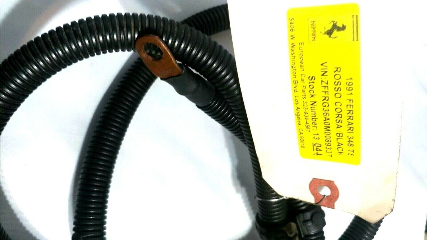 FERRARI 348 PARTS positive battery cable from ALTERNATOR TO BOX 153952