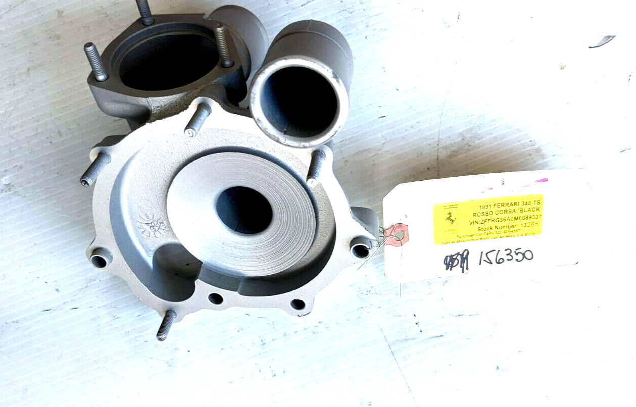 FERRARI 348 PARTS WATER COOLANT PUMP BASE, THERMOSTAT HOUSING 156350