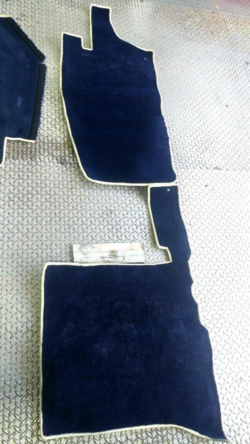 ROLLS ROYCE SILVER SPUR complete cabin floor carpet blue and magnolia