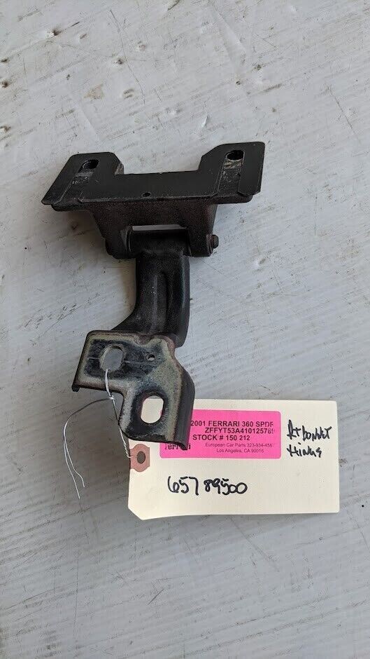 2000-2004 Ferrari 360 Spider Rear Engine Lid RIGHT SIDE HINGE 65789500