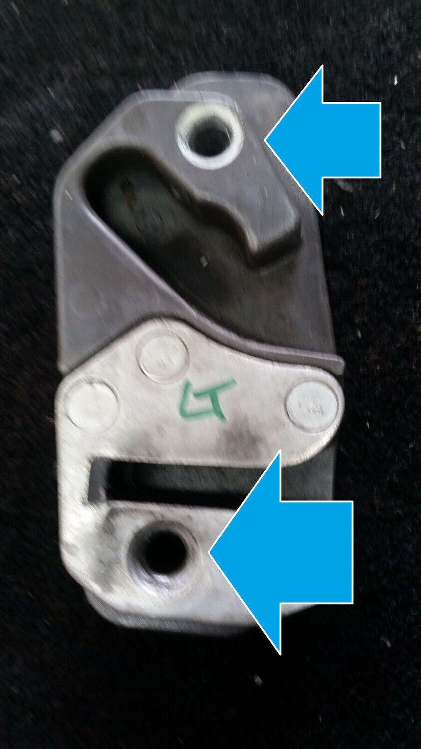 65 - 80 ROLLS ROYCE SILVER SHADOW RIGHT DOOR front rear latch SCREW , WASHER