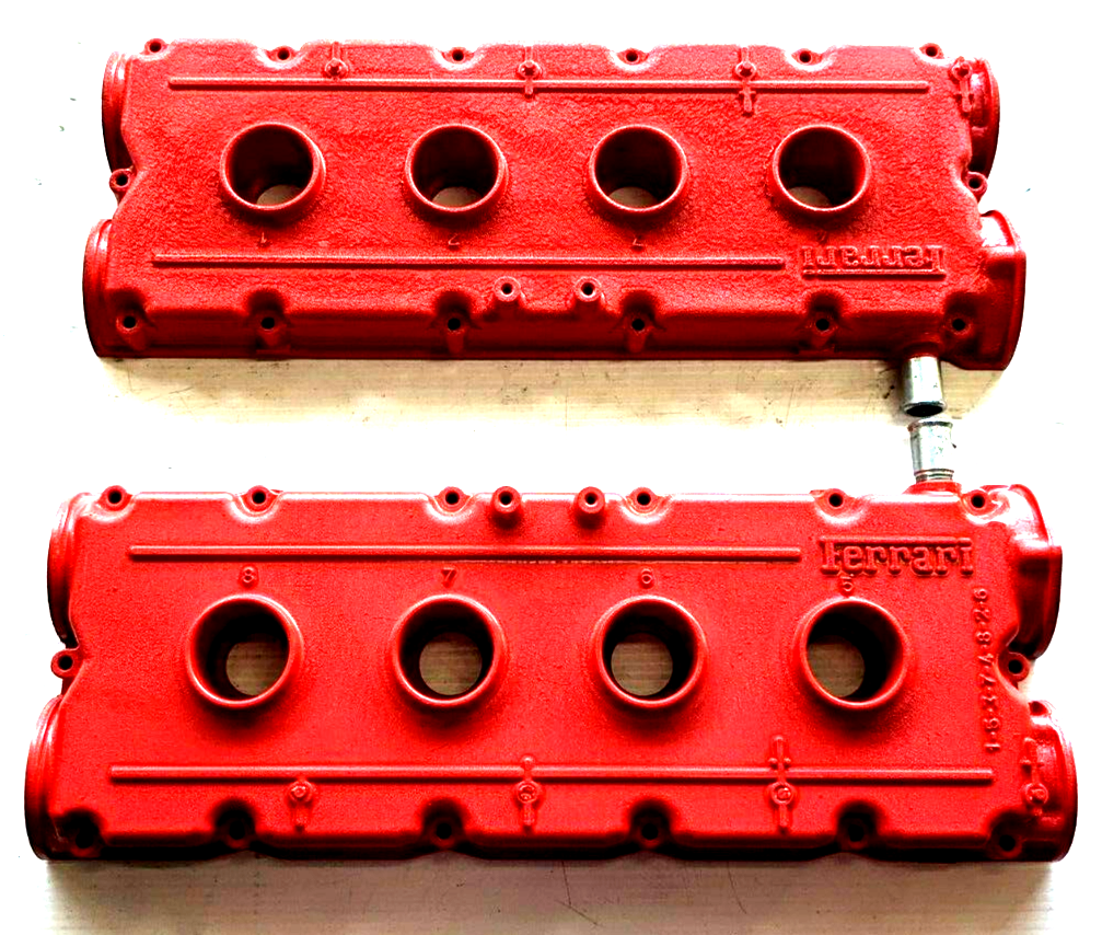 FERRARI 348 PART valve covers PAIR RIGHT AND LEFT RESTORED