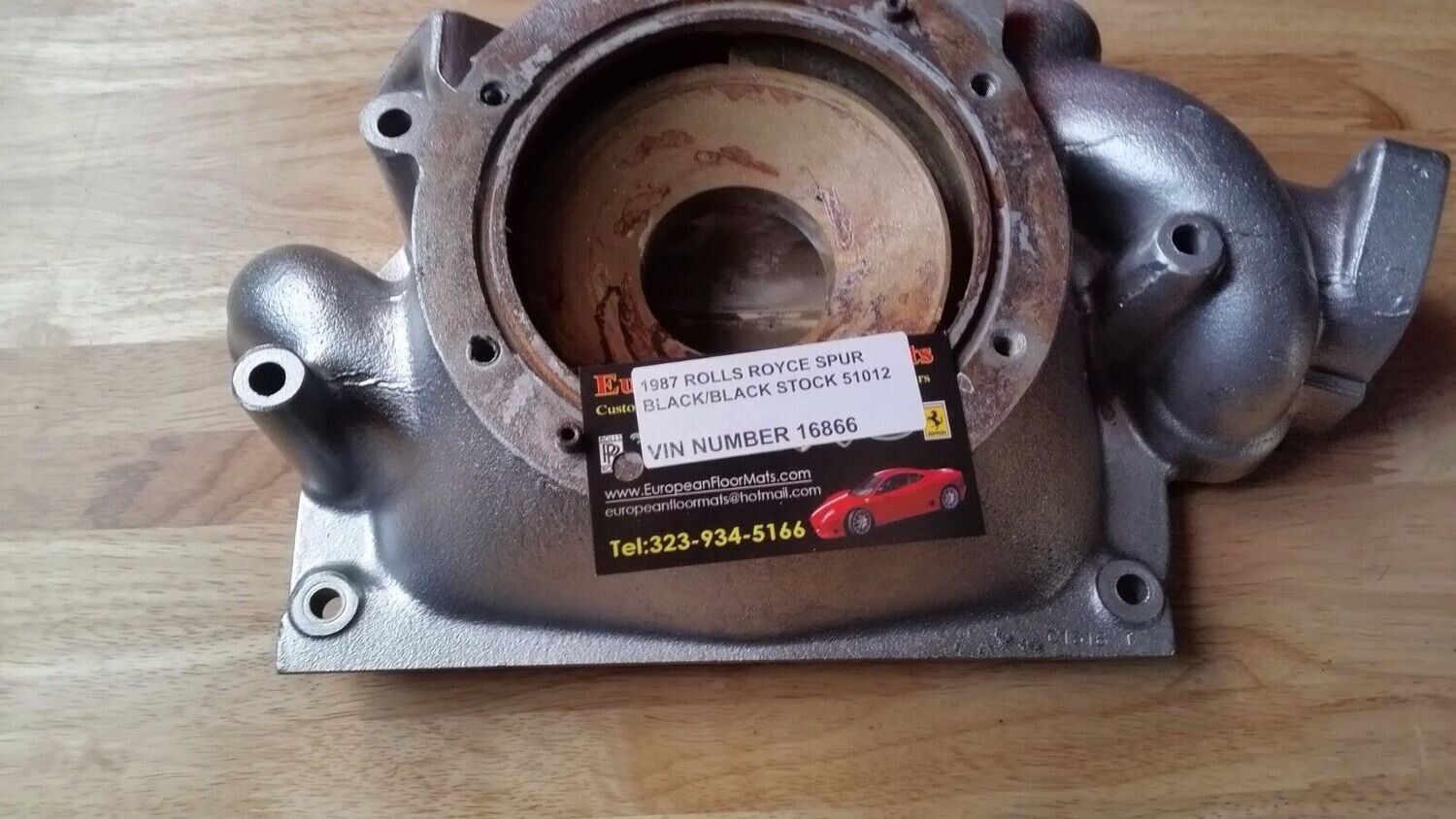 81 to 89 Rolls Royce Silver Spirit Spur front engine upper timing cover and pump