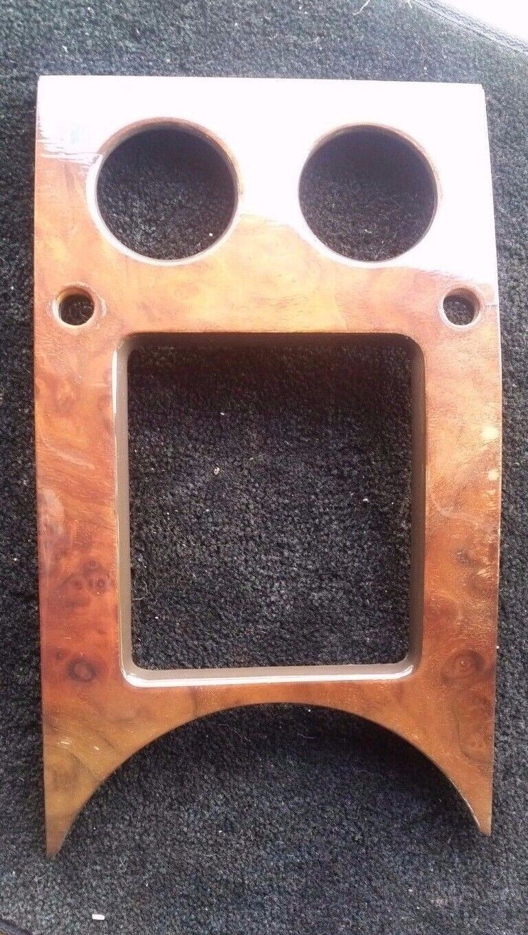 1998 Rolls Royce Silver Spur Spirit console a/c vent wood cover block veneer