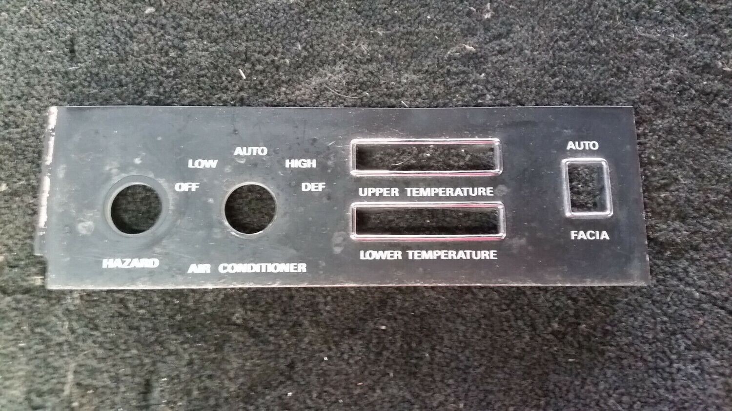 1976 1980 Rolls Royce Silver SHADOW WRAITH A/C CLIMATE CONTROL FACE