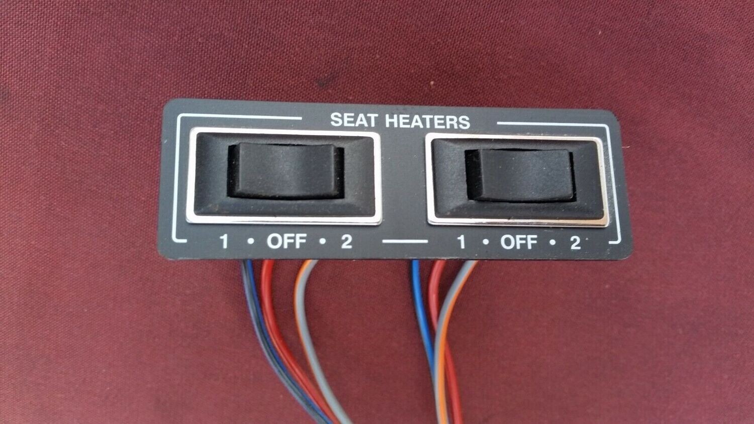 1998 Rolls Royce Silver Spur Spirit seat heater SWITCH ON CENTER CONSOLE REAR