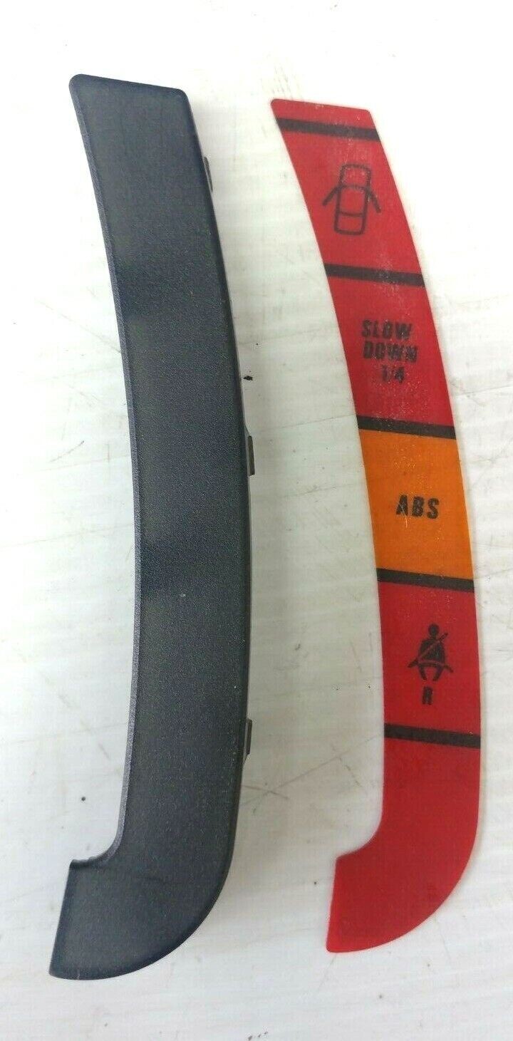 FERRARI 348 PARTS board dash gauge RIGHT SIDE WARNING LIGHT STRIP