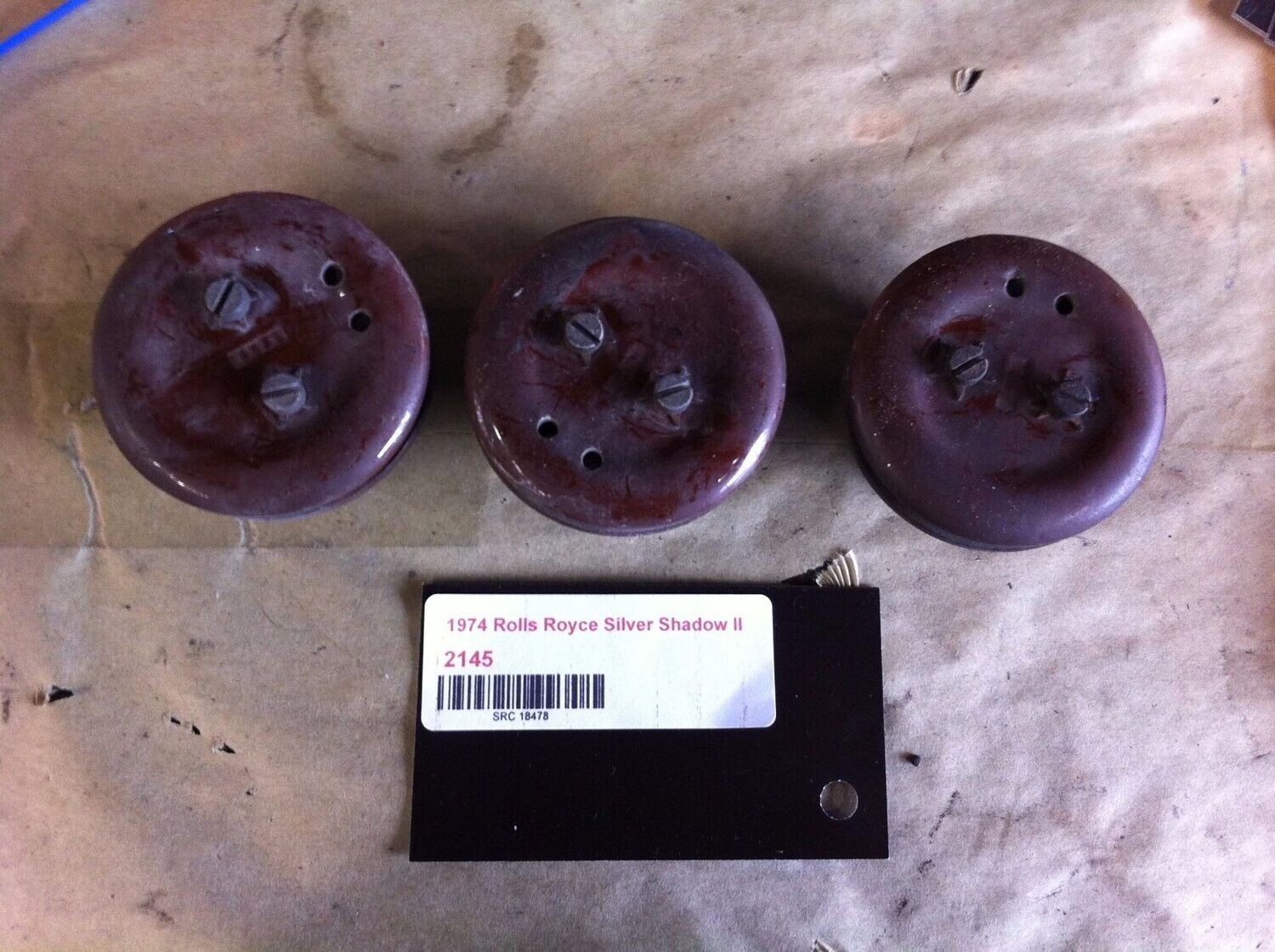 65 - 80 ROLLS ROYCE SILVER SHADOW BLOWER RESISTOR 3x
