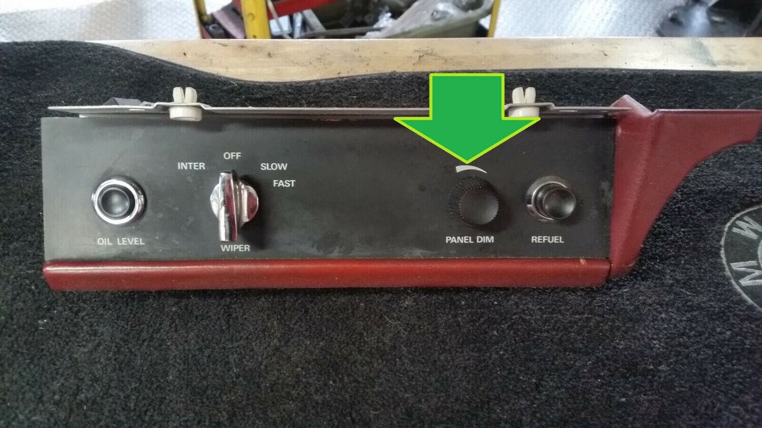 1976 1988 Rolls Royce Silver SHADOW spur DASH LIGHT DIMMER switch KNOB UD20649
