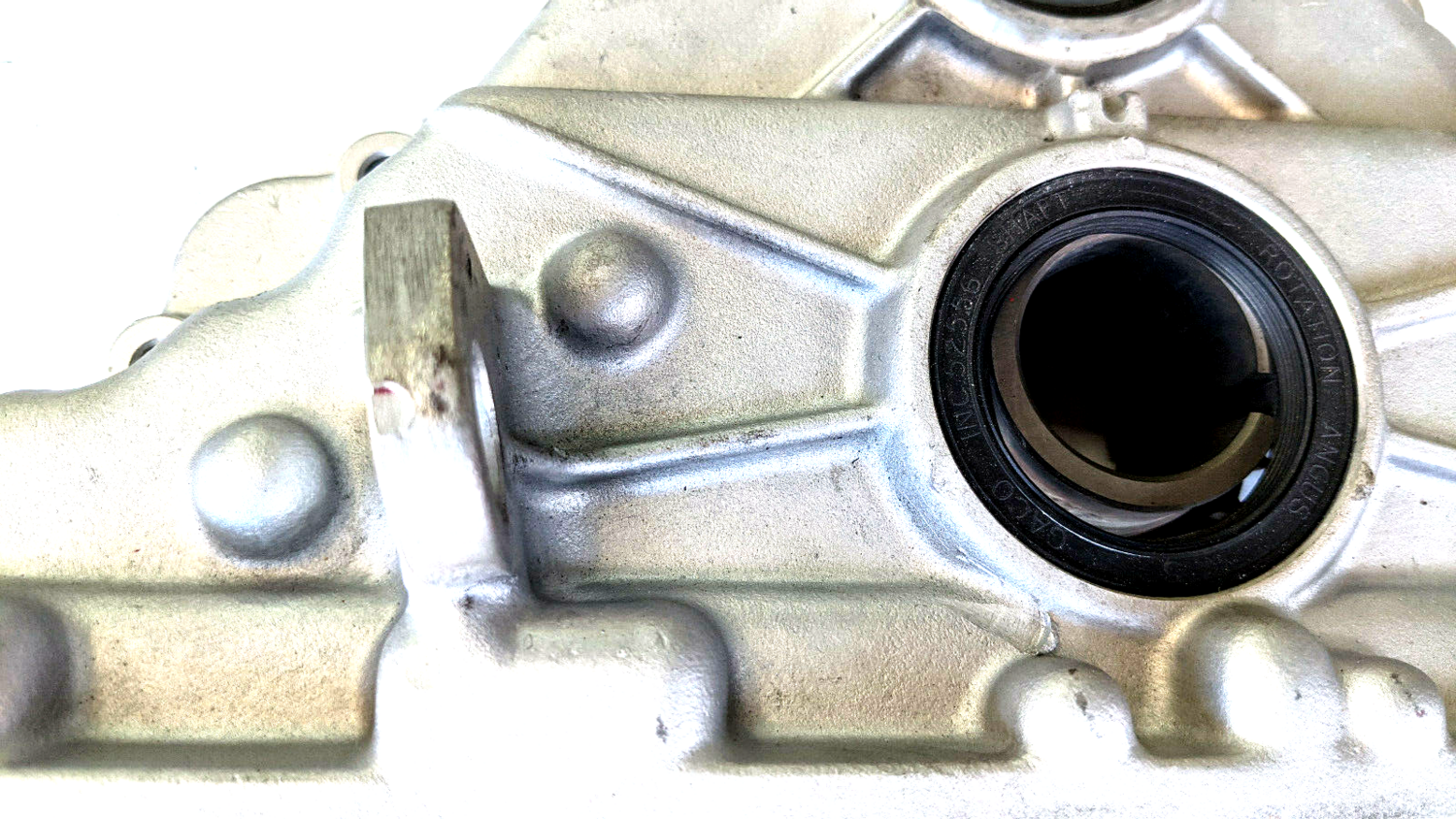 FERRARI 348 TS FRONT LOWER TIMING COVER WITH GEAR AND INTER SHAFT