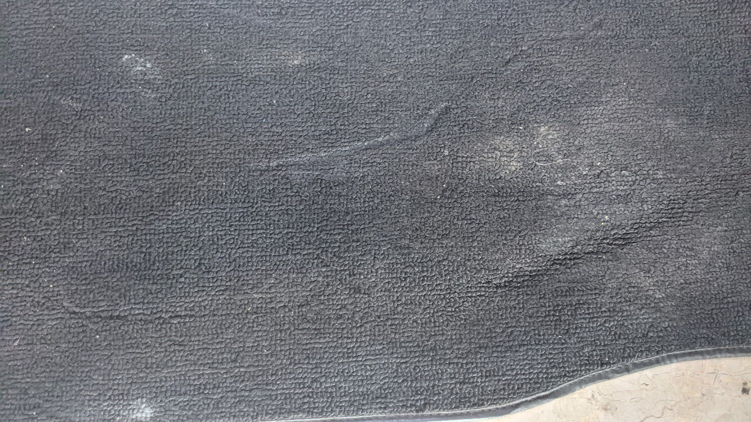 FERRARI 308 GTSi INTERIOR BLACK CARPET REAR TRUNK  FLOOR