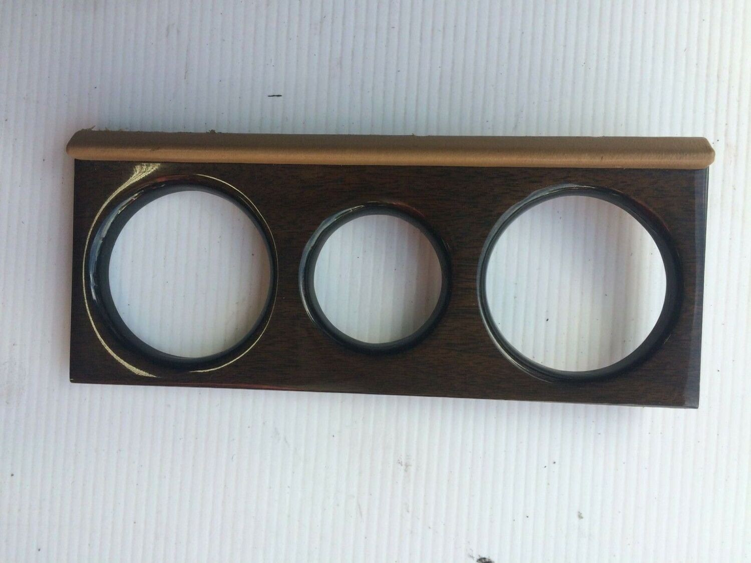 88 BENTLEY FRONT CENTER CONSOLE gauges cover wood trim UB72380