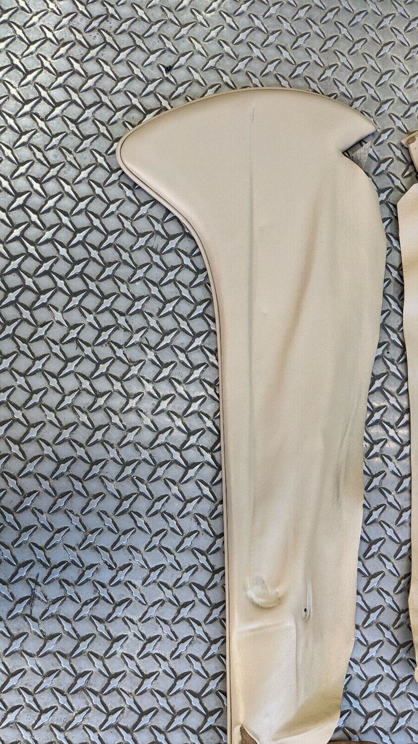66 to 80 Rolls Royce Silver Shadow rear seat side panels C pillar on tan