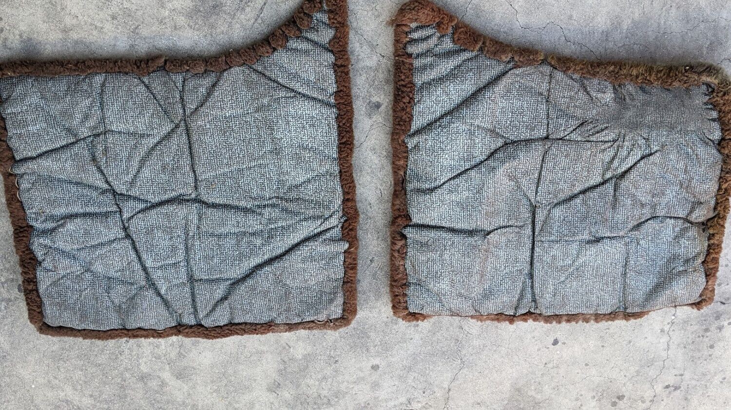 65 to 80 ROLLS ROYCE SILVER SHADOW lambwool rear CARPET overlays