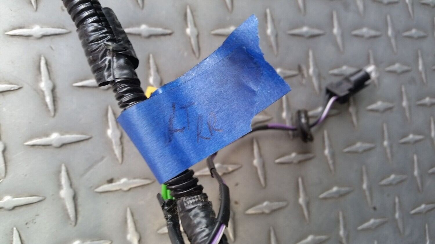 1998 ROLLS ROYCE SILVER SPUR LEFT REAR DOOR wiring harness wires CABLES