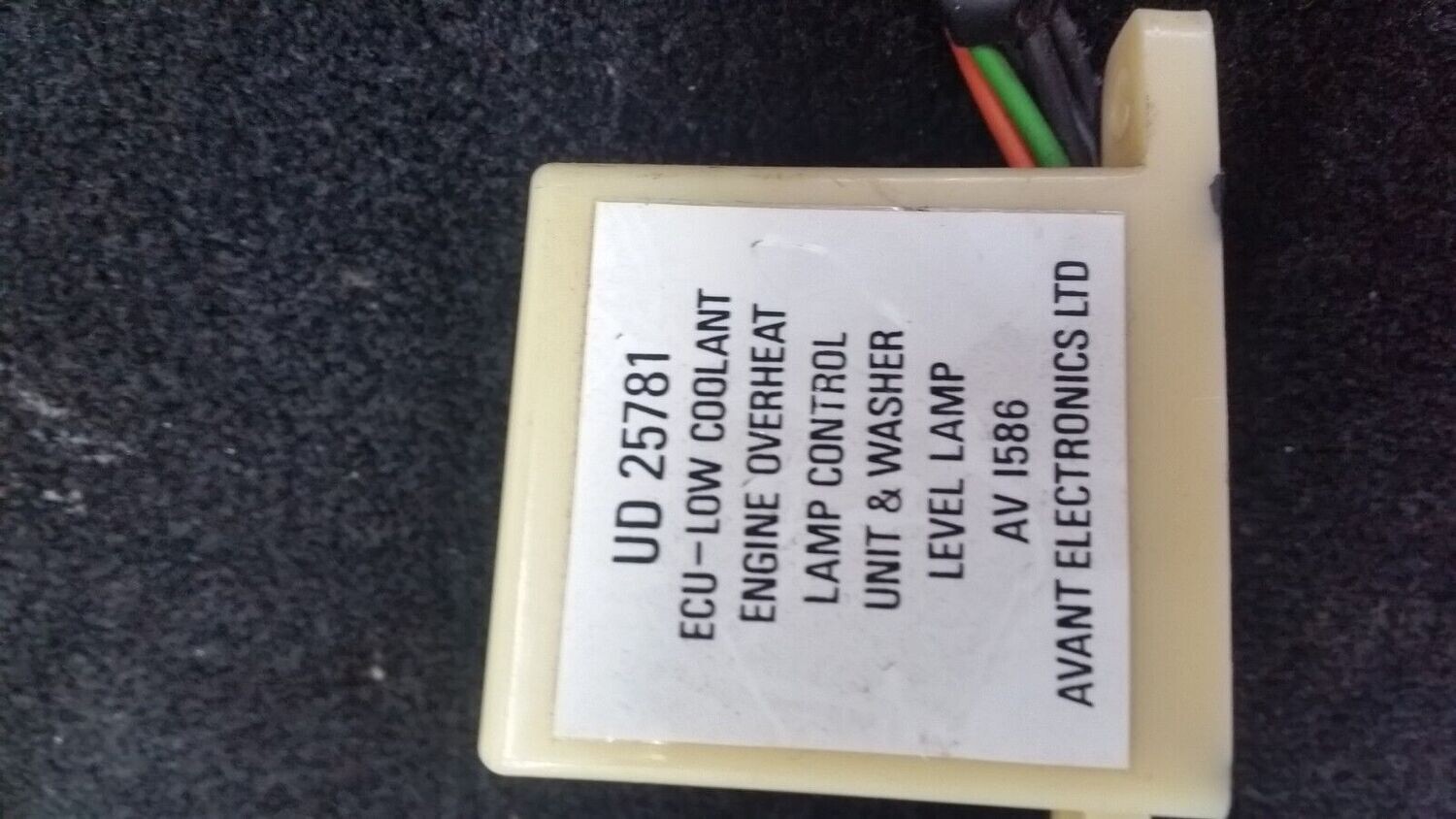 81 TO 88 ROLLS ROYCE SILVER SPUR LOW COOLANT LAMP CONTROL UNIT UD25781