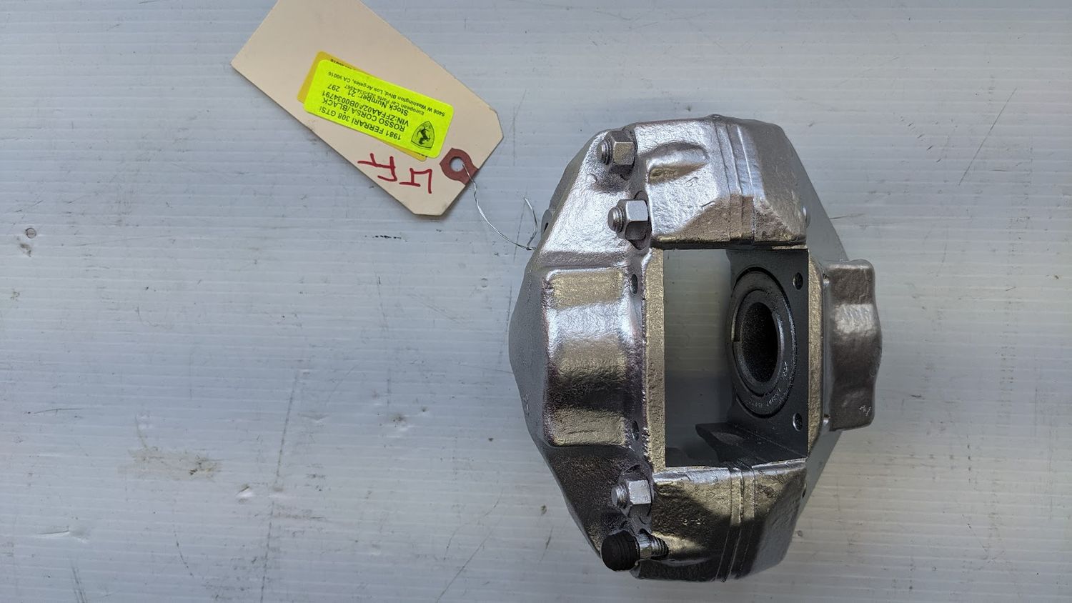 FERRARI 308  GTSi USA PARTS LEFT FRONT BRAKE CALIPER PRE OWNED 106358