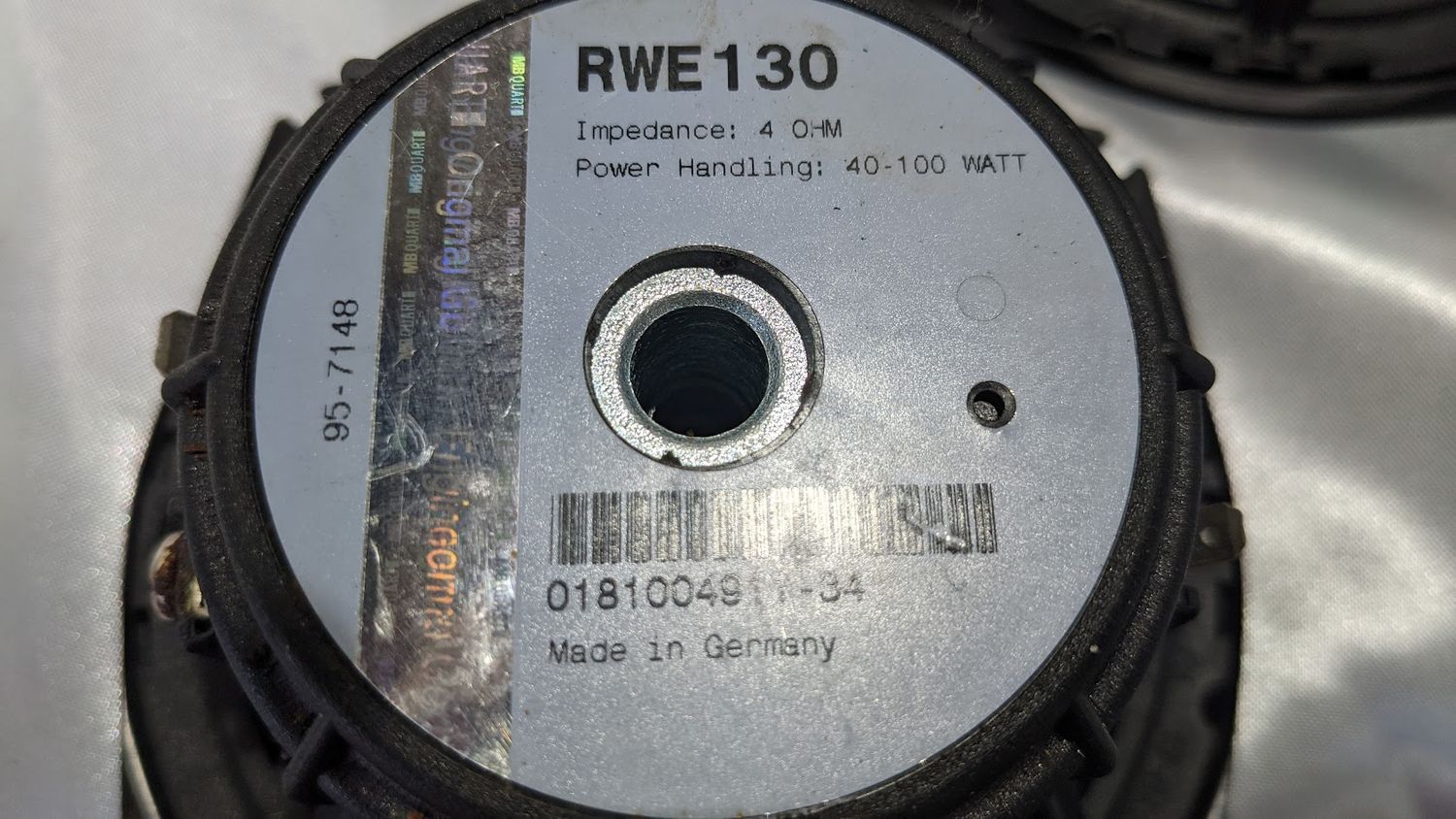 FERRARI 308 PARTS DOOR mounted PAIR OF SPEAKERS RWE USED 100W
