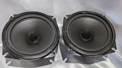 FERRARI 308 PARTS DOOR mounted PAIR OF SPEAKERS RWE USED 100W img
