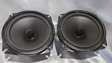 FERRARI 308 PARTS DOOR mounted PAIR OF SPEAKERS RWE USED 100W