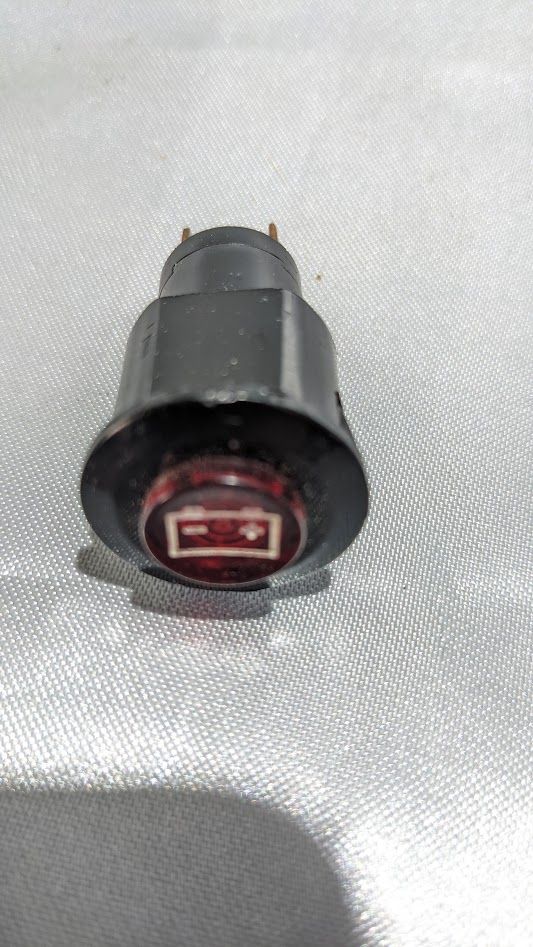 FERRARI 308 PARTS  GTS CLUSTER INSTRUMENTS LOW VOLTAGE BATTERY LIGHT