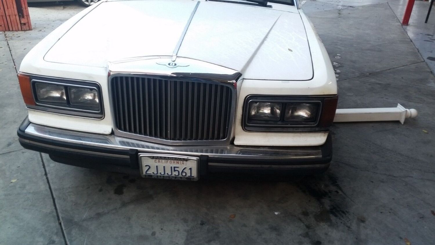 BENTLEY MULSANNE S RIGHT side cowl panel grill cover chrome and black,
