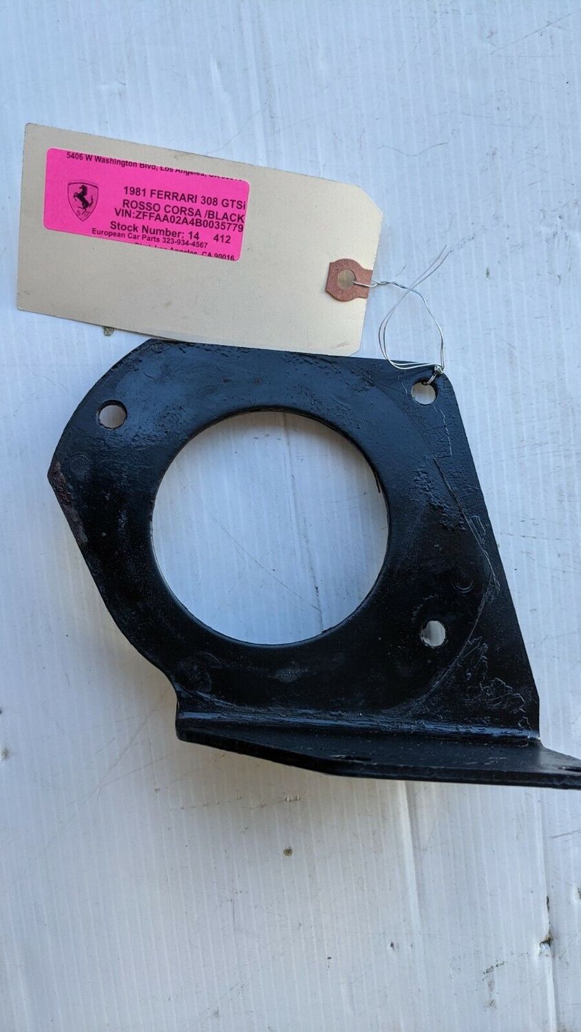 1981 FERRARI 308 GTSi PART engine motor MOUNT BRACKET SUPPORT RIGHT FRONT 107529