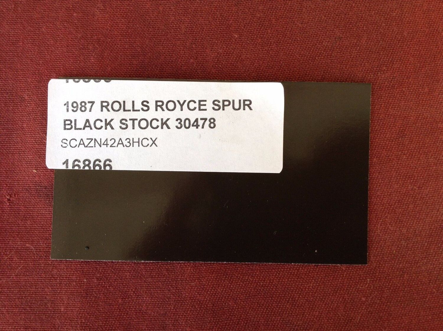 81 - 91 ROLLS ROYCE SILVER SPUR UNDER CAR ACCELERATOR LINKAGE