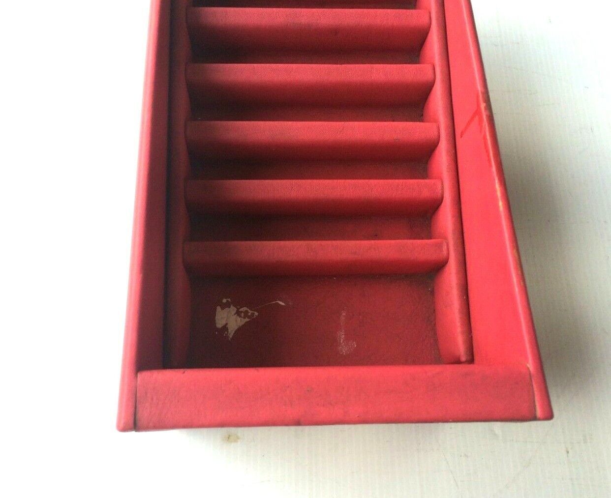 65 - 80 ROLLS ROYCE SILVER SHADOW RED CENTER CONSOLE 8 TRACK STORAGE BOX