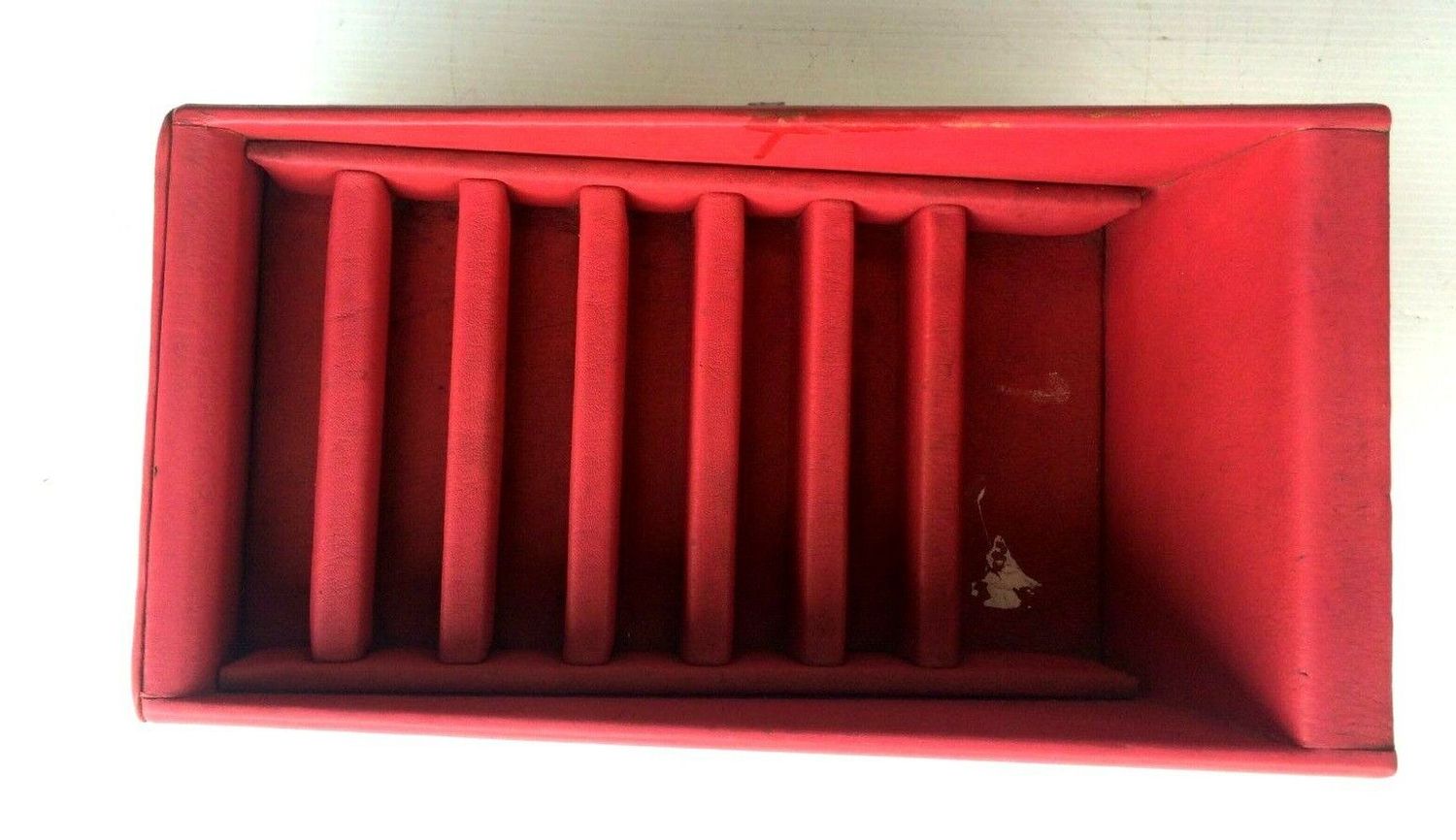 65 - 80 ROLLS ROYCE SILVER SHADOW RED CENTER CONSOLE 8 TRACK STORAGE BOX