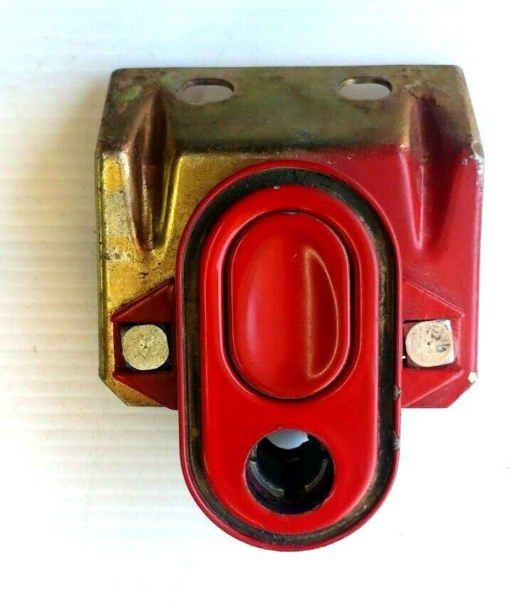 FERRARI 348 PARTS RIGHT DOOR OPENING PUSH BUTTON WITH BRACKET 62108710