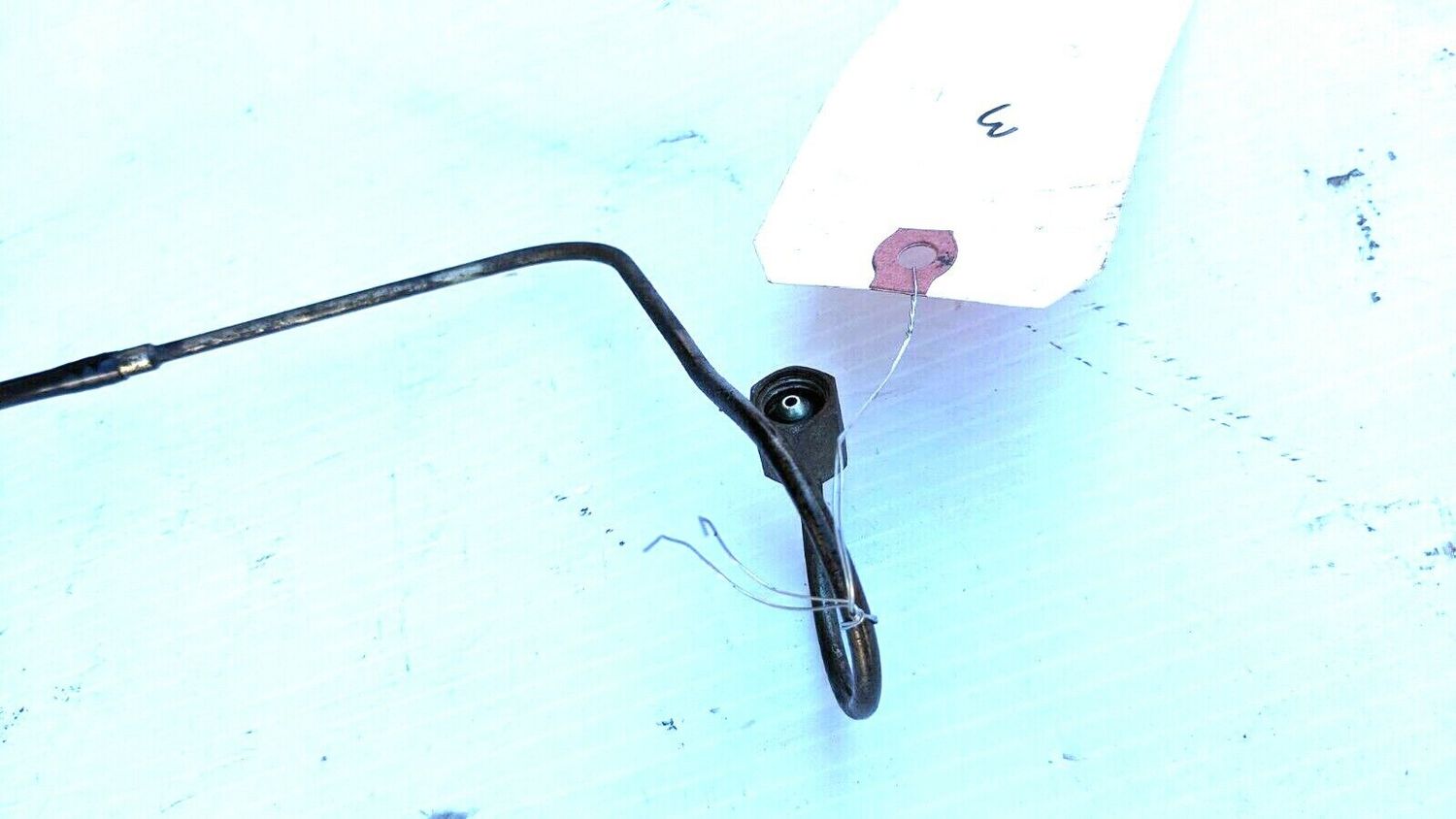 Ferrari 308 FUEL LINE HOSE FROM TOP DISTRIBUTOR TO INJECTOR #3 115326 FRONT BANK